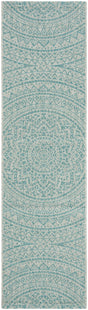 Safavieh Courtyard Cy8734 - 37112 Light Grey/Aqua Rug - Safavieh - cy8734 - 37112 - 25