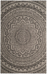 Safavieh Courtyard Cy8734 - 37612 Light Grey/Black Rug - Safavieh - cy8734 - 37612 - 25
