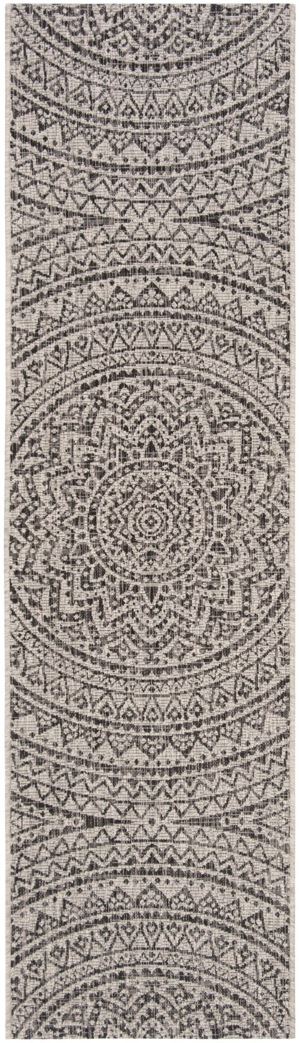 Safavieh Courtyard Cy8734 - 37612 Light Grey/Black Rug - Safavieh - cy8734 - 37612 - 25