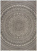 Safavieh Courtyard Cy8734 - 37612 Light Grey/Black Rug - Safavieh - cy8734 - 37612 - 3r
