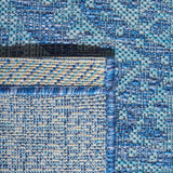 Safavieh Courtyard Cy8734 - 39421 Navy/Aqua Rugs - Safavieh - cy8734 - 39421 - 7r