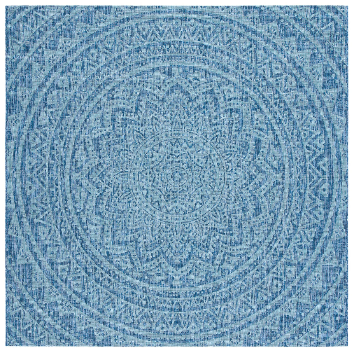 Safavieh Courtyard Cy8734 - 39421 Navy/Aqua Rugs - Safavieh - cy8734 - 39421 - 7sq