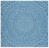 Safavieh Courtyard Cy8734 - 39421 Navy/Aqua Rugs - Safavieh - cy8734 - 39421 - 7sq