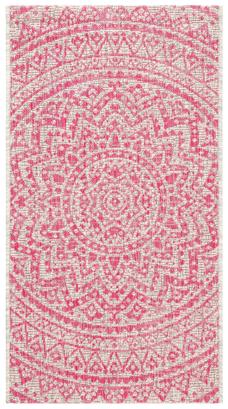 Safavieh Courtyard Cy8734 - 39712 Light Grey/Fuchsia Rug - Safavieh - cy8734 - 39712 - 28