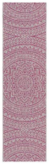 Safavieh Courtyard Cy8734 - 39712 Light Grey/Fuchsia Rug - Safavieh - cy8734 - 39712 - 28