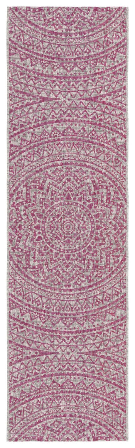 Safavieh Courtyard Cy8734 - 39712 Light Grey/Fuchsia Rug - Safavieh - cy8734 - 39712 - 28