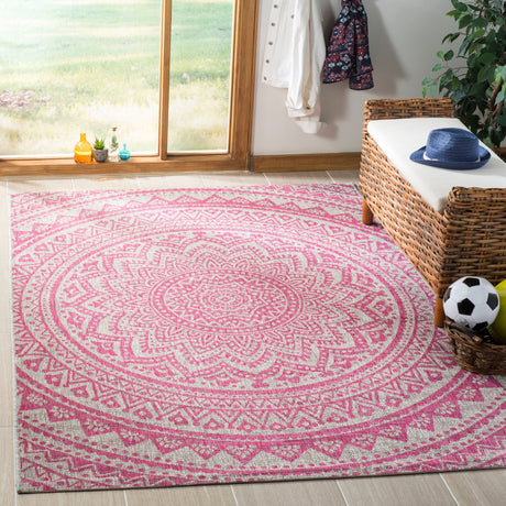 Safavieh Courtyard Cy8734 - 39712 Light Grey/Fuchsia Rug - Safavieh - cy8734 - 39712 - 4