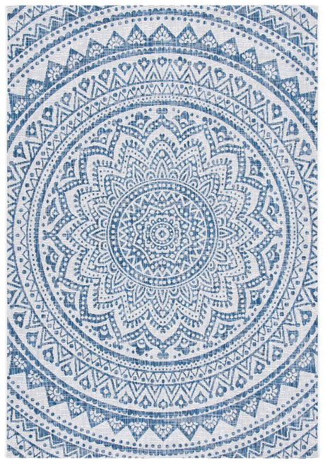 Safavieh Courtyard Cy8734 - 53412 Ivory/Navy Rugs - Safavieh - cy8734 - 53412 - 2