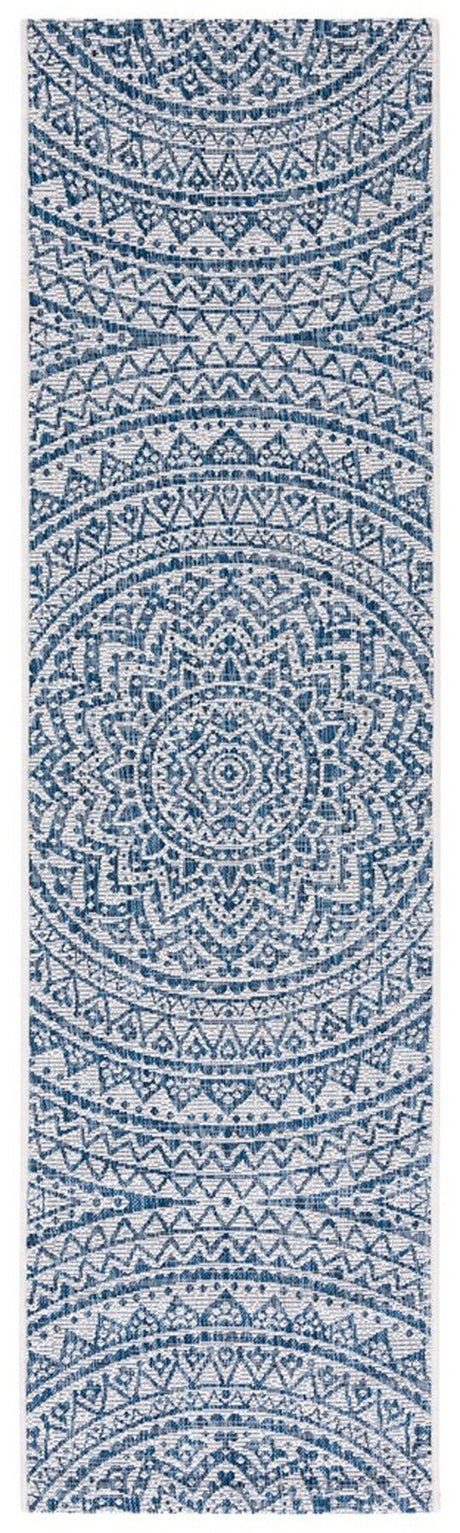 Safavieh Courtyard Cy8734 - 53412 Ivory/Navy Rugs - Safavieh - cy8734 - 53412 - 28