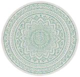 Safavieh Courtyard Cy8734 - 55712 Ivory/Green Rugs - Safavieh - cy8734 - 55712 - 7r