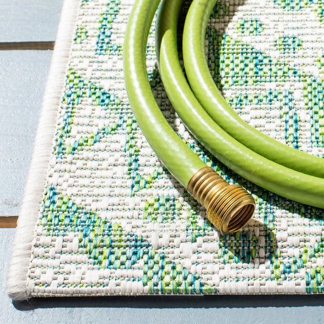 Safavieh Courtyard Cy8734 - 55712 Ivory/Green Rugs - Safavieh - cy8734 - 55712 - 7r
