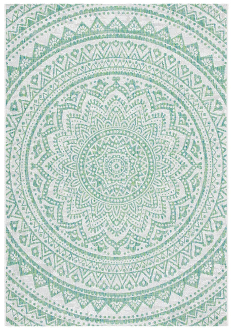 Safavieh Courtyard Cy8734 Ivory/Green Rug - Safavieh - cy8734 - 55712 - 214