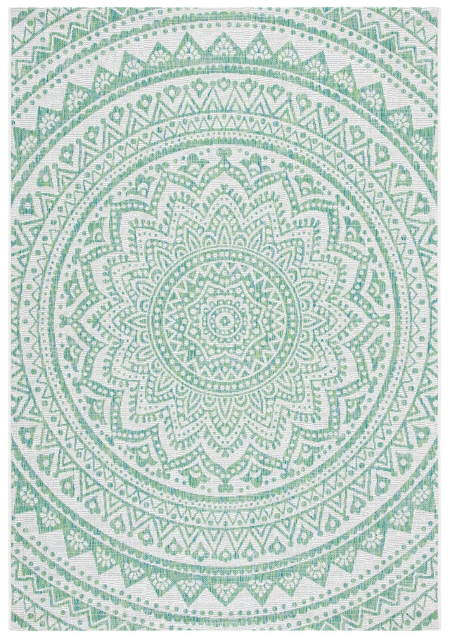 Safavieh Courtyard Cy8734 Ivory/Green Rug - Safavieh - cy8734 - 55712 - 214