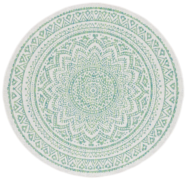 Safavieh Courtyard Cy8734 Ivory/Green Rug - Safavieh - cy8734 - 55712 - 214