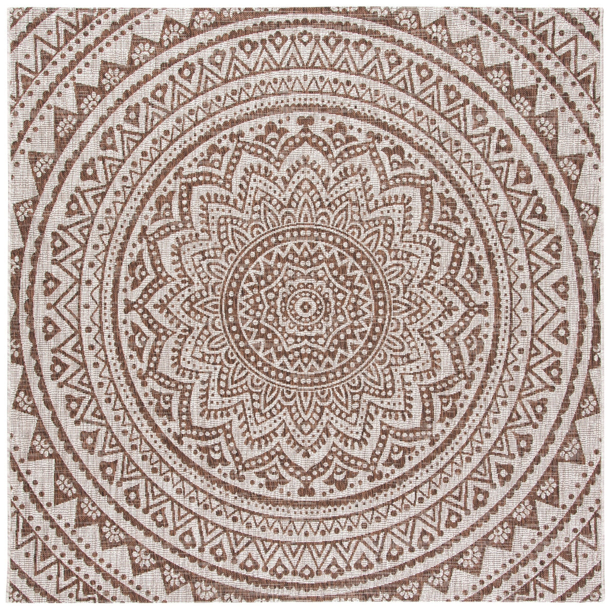 Safavieh Courtyard Cy8734 Light Beige/Light Brown Rug - Safavieh - cy8734 - 36312 - 5sq
