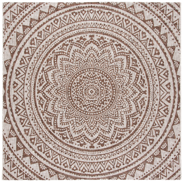 Safavieh Courtyard Cy8734 Light Beige/Light Brown Rug - Safavieh - cy8734 - 36312 - 5sq