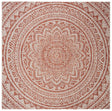 Safavieh Courtyard Cy8734 Light Beige/Terracotta Rug - Safavieh - cy8734 - 36512 - 4sq