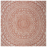 Safavieh Courtyard Cy8734 Light Beige/Terracotta Rug - Safavieh - cy8734 - 36512 - 4sq