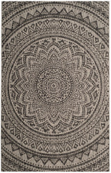 Safavieh Courtyard Cy8734 Light Grey/Black Rug - Safavieh - cy8734 - 37612 - 2