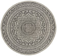 Safavieh Courtyard Cy8734 Light Grey/Black Rug - Safavieh - cy8734 - 37612 - 4r