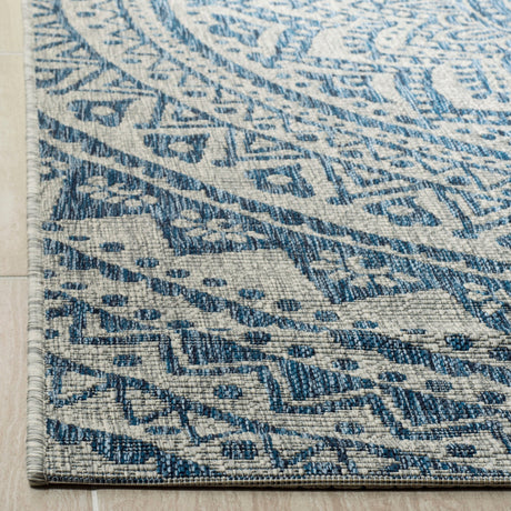 Safavieh Courtyard Cy8734 Light Grey/Blue Rug - Safavieh - cy8734 - 36812 - 4r