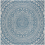 Safavieh Courtyard Cy8734 Light Grey/Blue Rug - Safavieh - cy8734 - 36812 - 4sq