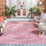Safavieh Courtyard Cy8734 Light Grey/Fuchsia Rug - Safavieh - cy8734 - 39712 - 4r