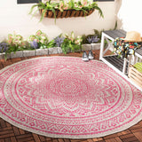 Safavieh Courtyard Cy8734 Light Grey/Fuchsia Rug - Safavieh - cy8734 - 39712 - 4r