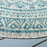 Safavieh Courtyard Cy8734 Light Grey/Teal Rug - Safavieh - cy8734 - 37212 - 2