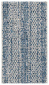 Safavieh Courtyard 2'-0" x 3'-7" Rug in Light Grey / Blue
