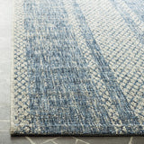 Safavieh Courtyard 6'-7" x 9'-6" Rug in Light Grey / Blue