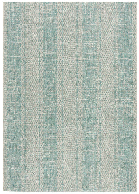 Safavieh Courtyard Cy8736 - 37112 Light Grey / Aqua Rugs - Safavieh - cy8736 - 37112 - 2