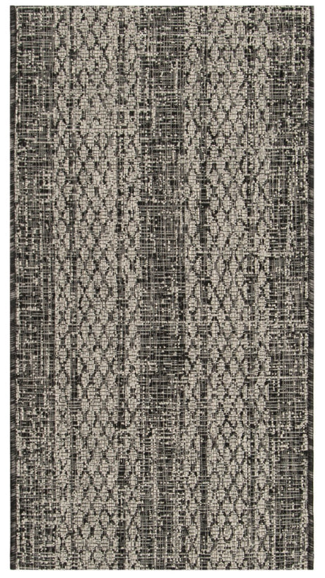 Safavieh Courtyard Cy8736 Light Grey/Black Rug - Safavieh - cy8736 - 37612 - 212