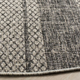 Safavieh Courtyard Cy8736 Light Grey/Black Rug - Safavieh - cy8736 - 37612 - 810