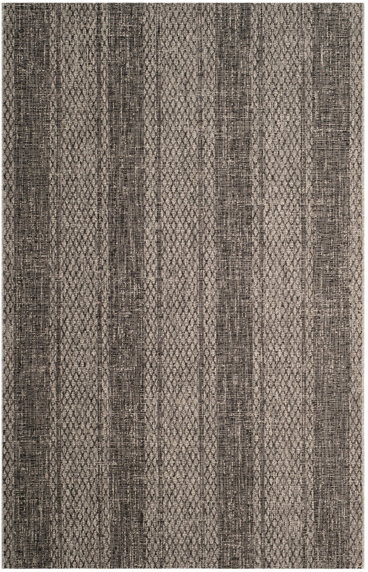 Safavieh Courtyard Cy8736 Light Grey/Black Rug - Safavieh - cy8736 - 37612 - 810