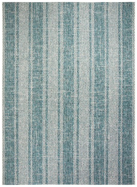 Safavieh Courtyard Cy8736 Light Grey/Teal Rug - Safavieh - cy8736 - 37212 - 4r