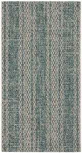Safavieh Courtyard Cy8736 Light Grey/Teal Rug - Safavieh - cy8736 - 37212 - 4r