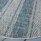 Safavieh Courtyard Cy8736 Light Grey/Teal Rug - Safavieh - cy8736 - 37212 - 9