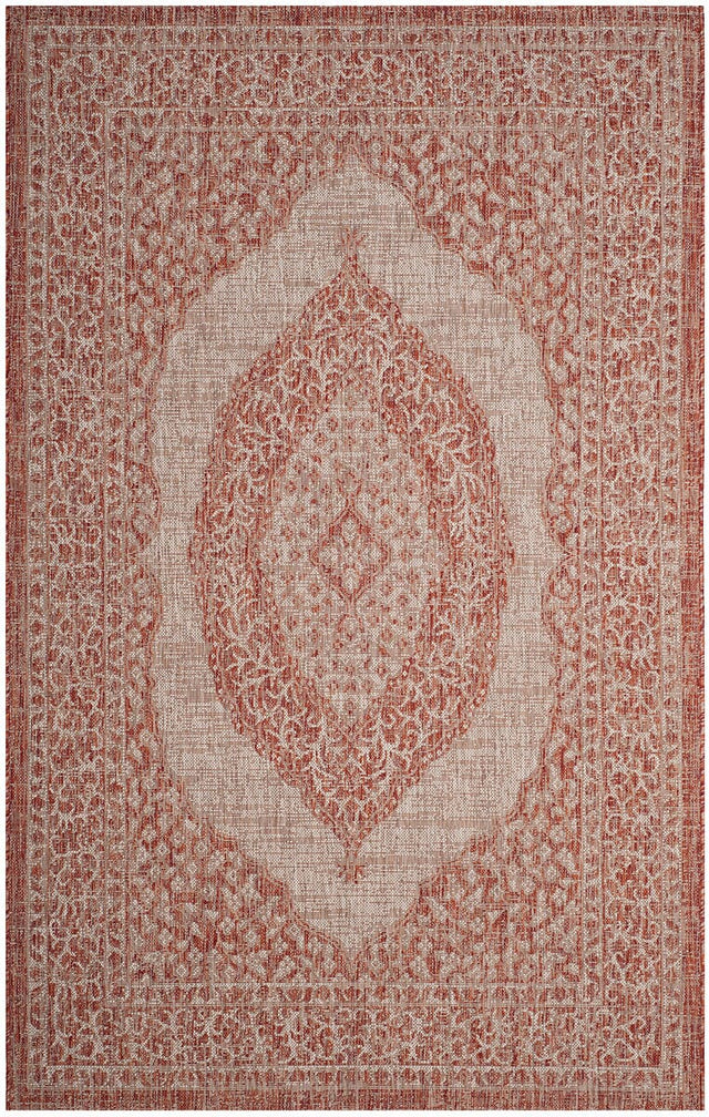 Safavieh Courtyard Cy8751 - 36512 Light Beige / Terracotta Rugs - Safavieh - cy8751 - 36512 - 2