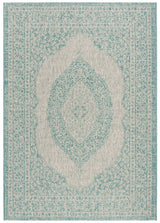 Safavieh Courtyard Cy8751 - 37112 Light Grey / Aqua Rugs - Safavieh - cy8751 - 37112 - 2