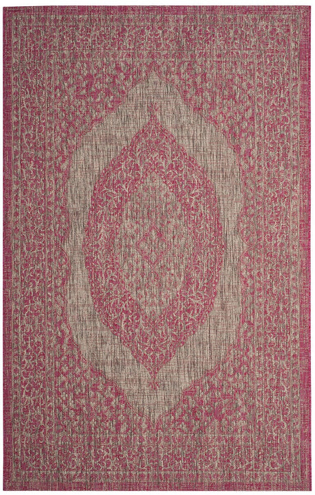 Safavieh Courtyard Cy8751 - 39712 Light Grey / Fuchsia Rugs - Safavieh - cy8751 - 39712 - 2