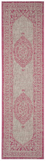 Safavieh Courtyard Cy8751 - 39712 Light Grey / Fuchsia Rugs - Safavieh - cy8751 - 39712 - 27