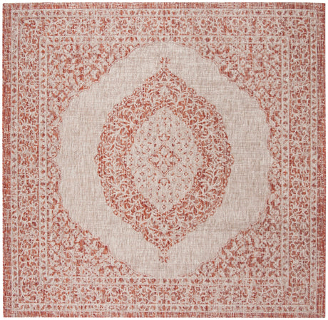 Safavieh Courtyard Cy8751 Light Beige/Terracotta Rug - Safavieh - cy8751 - 36512 - 4sq
