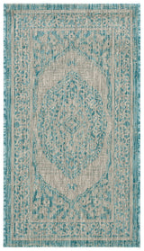 Safavieh Courtyard Cy8751 Light Grey/Aqua Rug - Safavieh - cy8751 - 37112 - 4r
