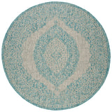 Safavieh Courtyard Cy8751 Light Grey/Aqua Rug - Safavieh - cy8751 - 37112 - 4r