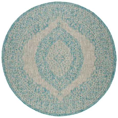 Safavieh Courtyard Cy8751 Light Grey/Aqua Rug - Safavieh - cy8751 - 37112 - 4r