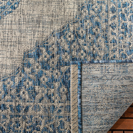Safavieh Courtyard Cy8751 Light Grey/Blue Rug - Safavieh - cy8751 - 36812 - 5r
