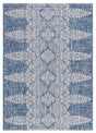 Safavieh Courtyard 5'-3" x 7'-7" Rug in Navy / Grey