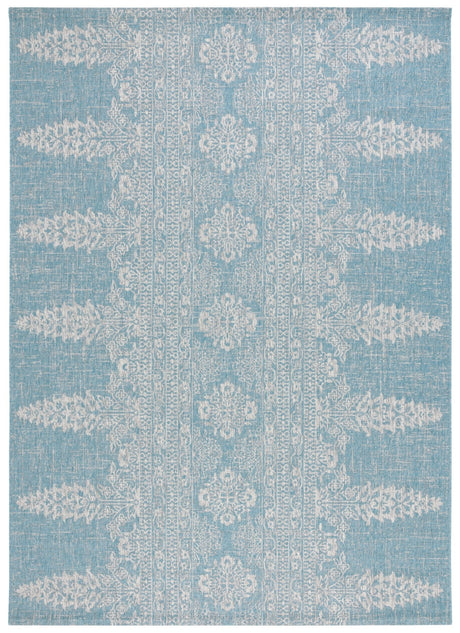 Safavieh Courtyard Cy8796 - 37121 Aqua/Grey Rug - Safavieh - cy8796 - 37121 - 5