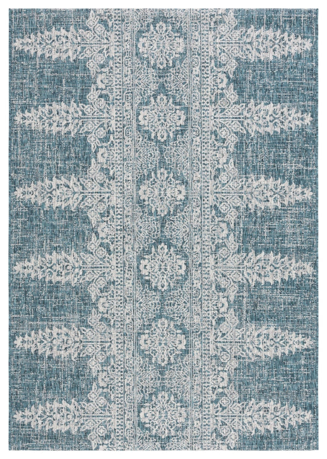 Safavieh Courtyard Cy8796 - 37221 Teal/Grey Rug - Safavieh - cy8796 - 37221 - 5